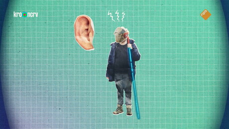 Kan Klaas blind verstoppertje spelen?